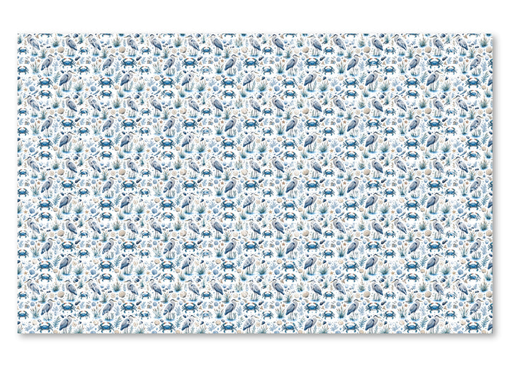 PatternPly® Scattered Blue Crab And Heron Micro