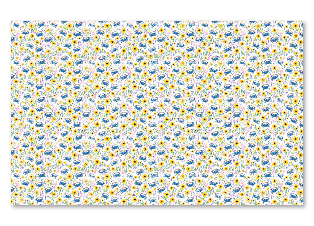 PatternPly® Scattered Blue Crab Floral Micro product photo 2