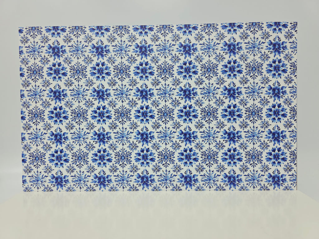 PatternPly® Full Coverage Chinoiserie Snowflakes product photo 2