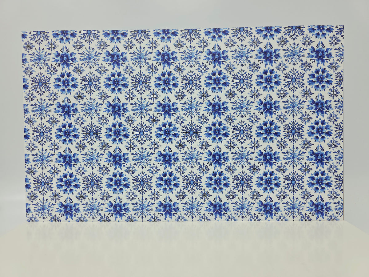 PatternPly® Full Coverage Chinoiserie Snowflakes product photo 2