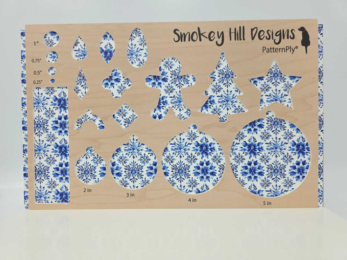 PatternPly® Full Coverage Chinoiserie Snowflakes product photo 3