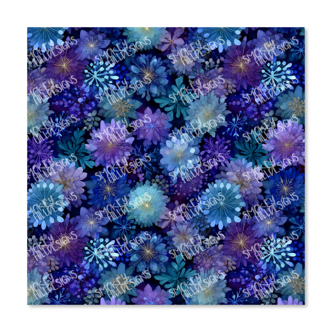 PatternPly® Full Coverage Snowy Blooms