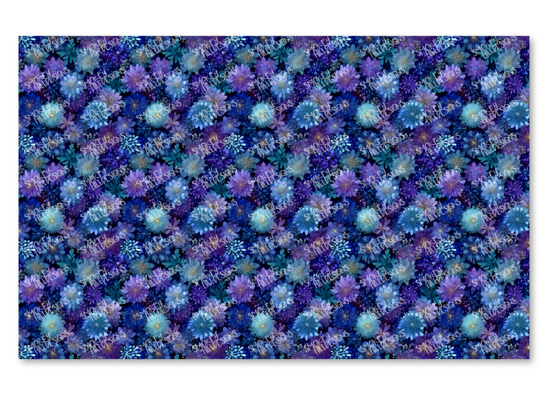 PatternPly® Full Coverage Snowy Blooms