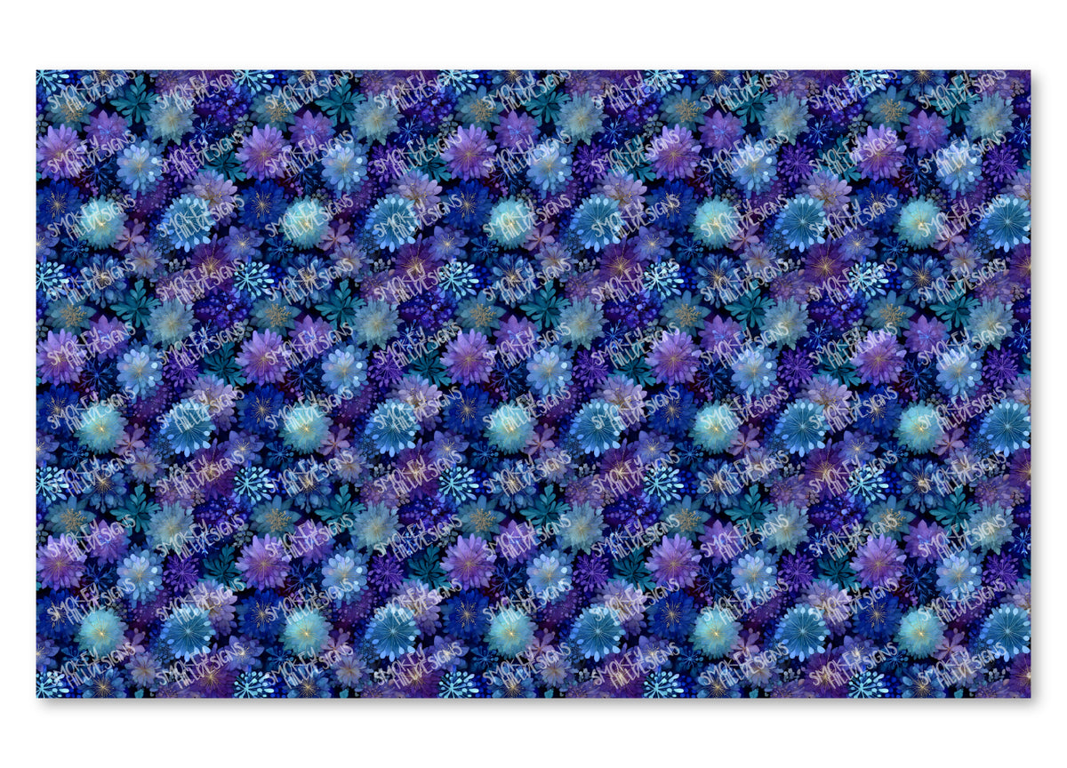 PatternPly® Full Coverage Snowy Blooms product photo 2