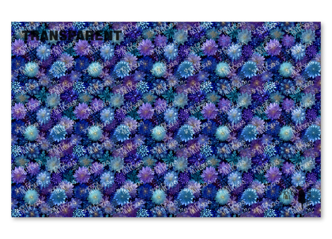 PatternPly® Transparent Snowy Blooms