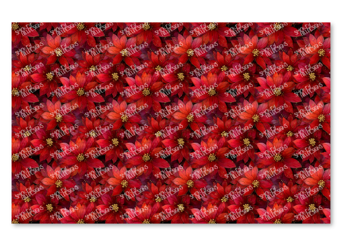 PatternPly® Full Coverage Snowy Poinsettias product photo 2