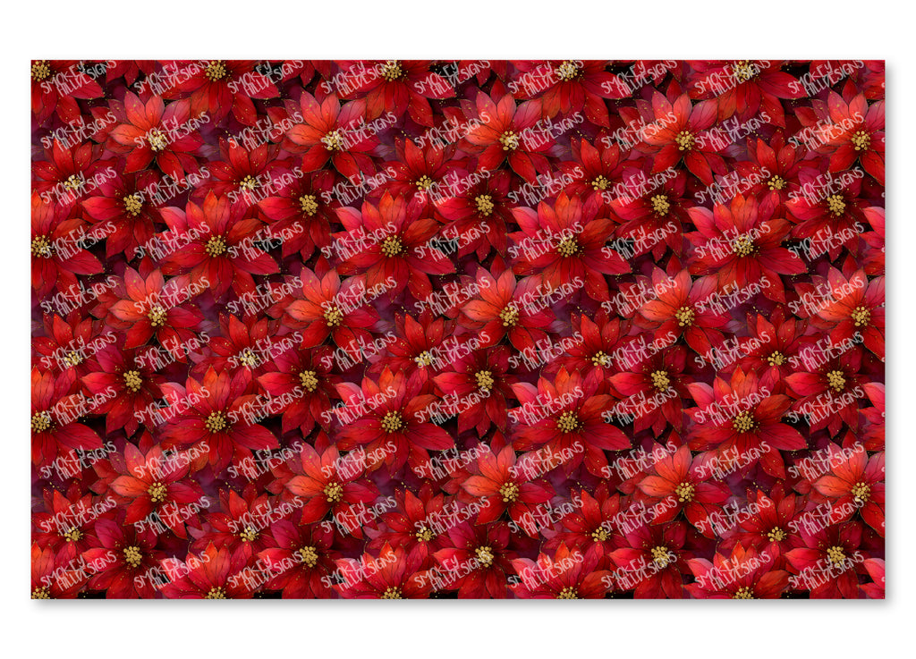 PatternPly® Transparent Snowy Poinsettias product photo 4