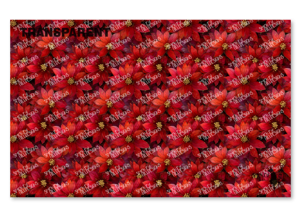 PatternPly® Transparent Snowy Poinsettias product photo 2