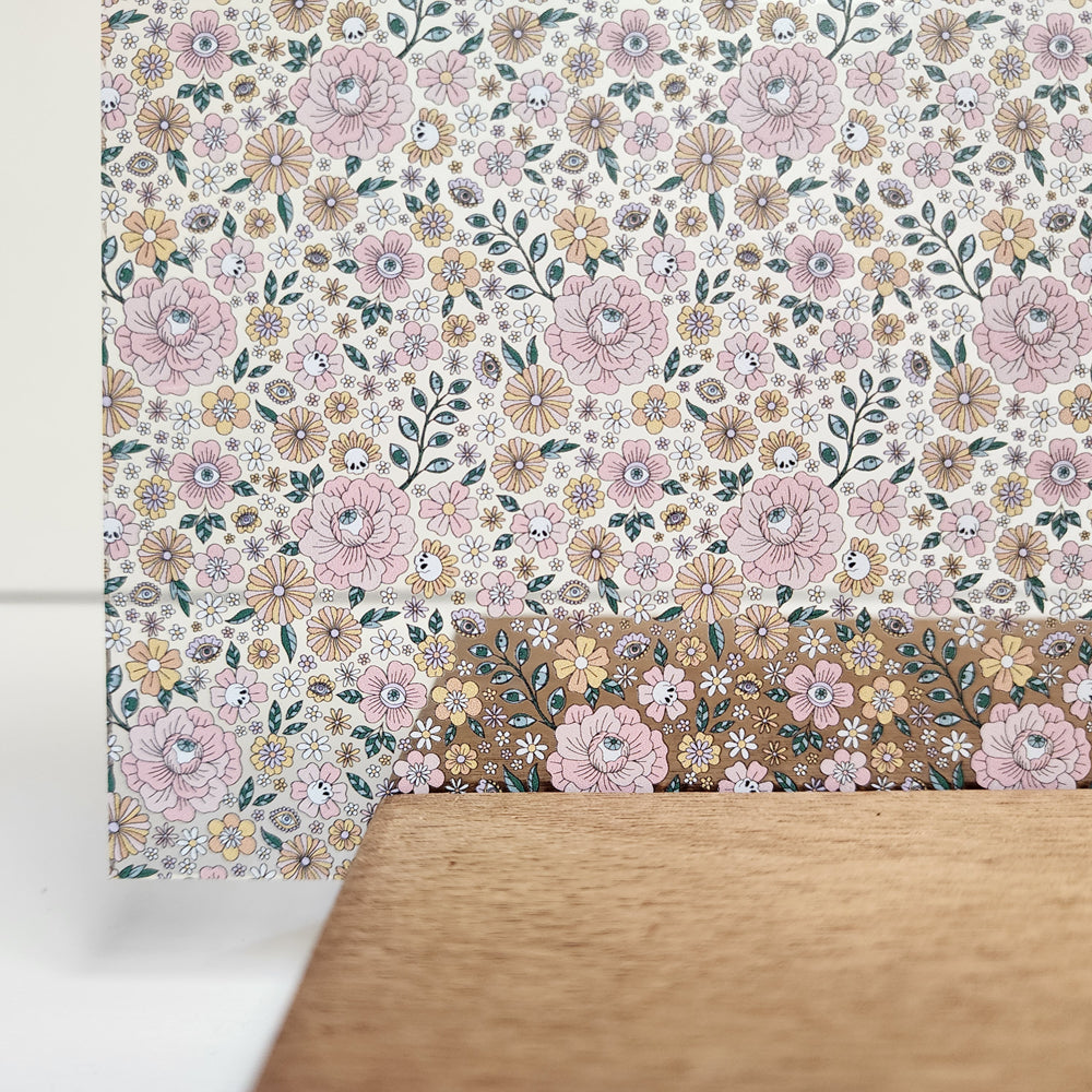 PatternPly® Scattered Spooky Floral sheet showing the pattern