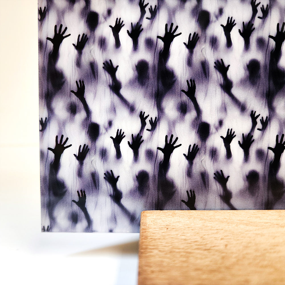 PatternPly® Full Coverage Spooky Captives sheet showing the pattern