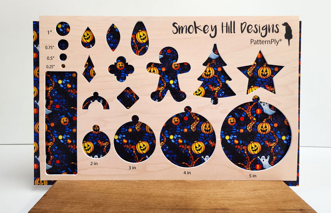 PatternPly® Spooky Night Stained Glass