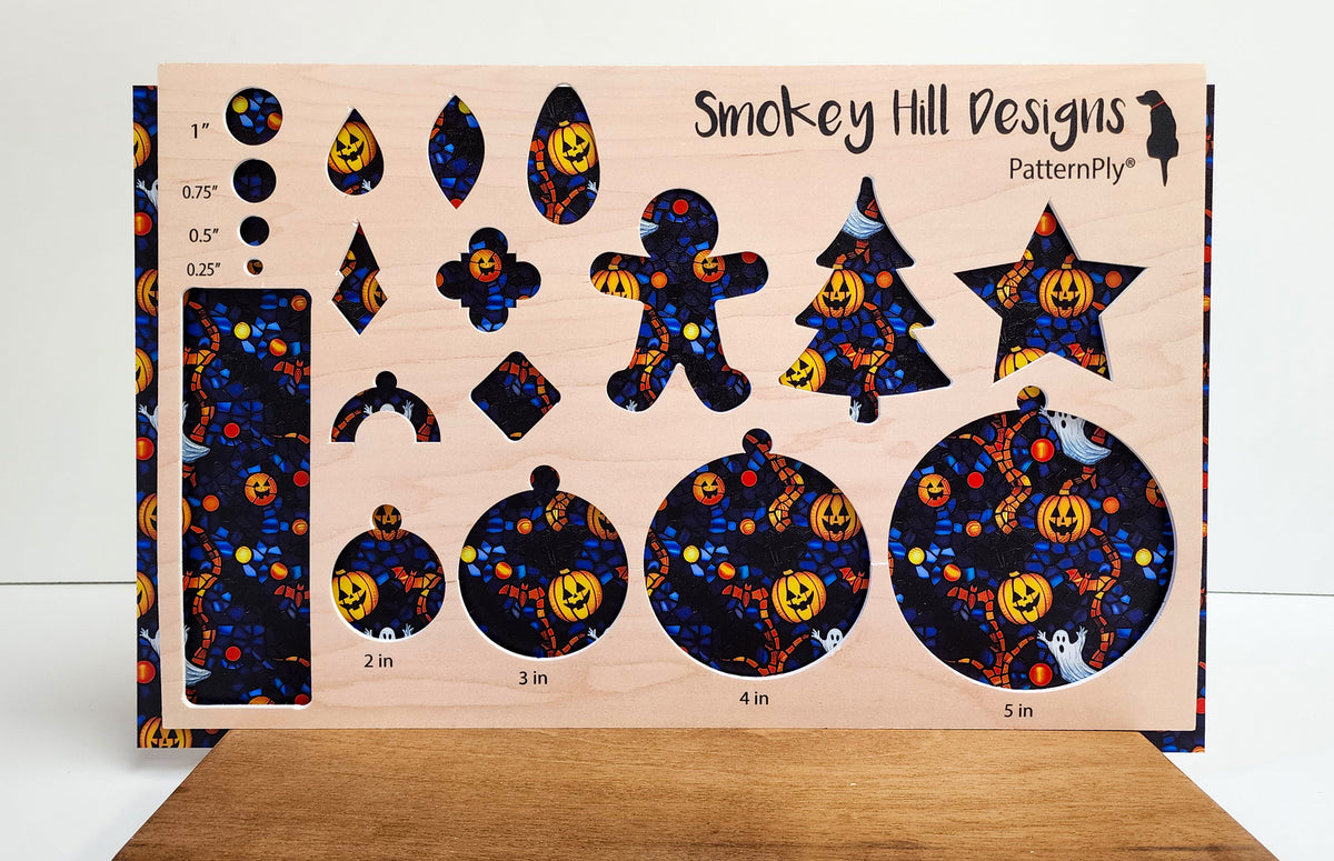 PatternPly® Full Coverage Spooky Night Stained Glass product photo 3
