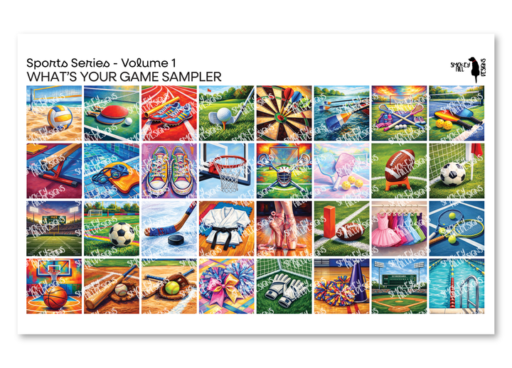 PatternPly® Transparent Sports Volume 1  Whats Your Game Sampler
