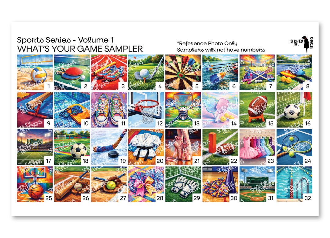 PatternPly® Transparent Sports Volume 1  Whats Your Game Sampler