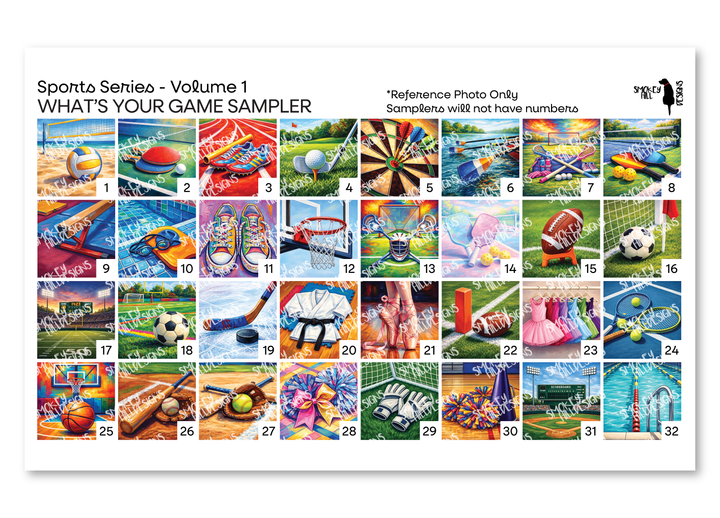 PatternPly® Transparent Sports Volume 1  Whats Your Game Sampler