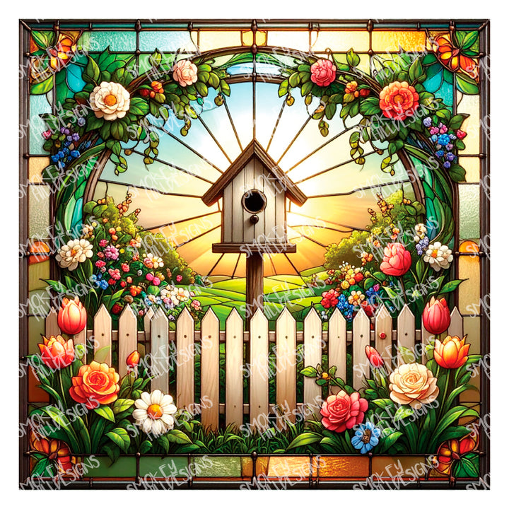PatternPly® Transparent Spring Birdhouse