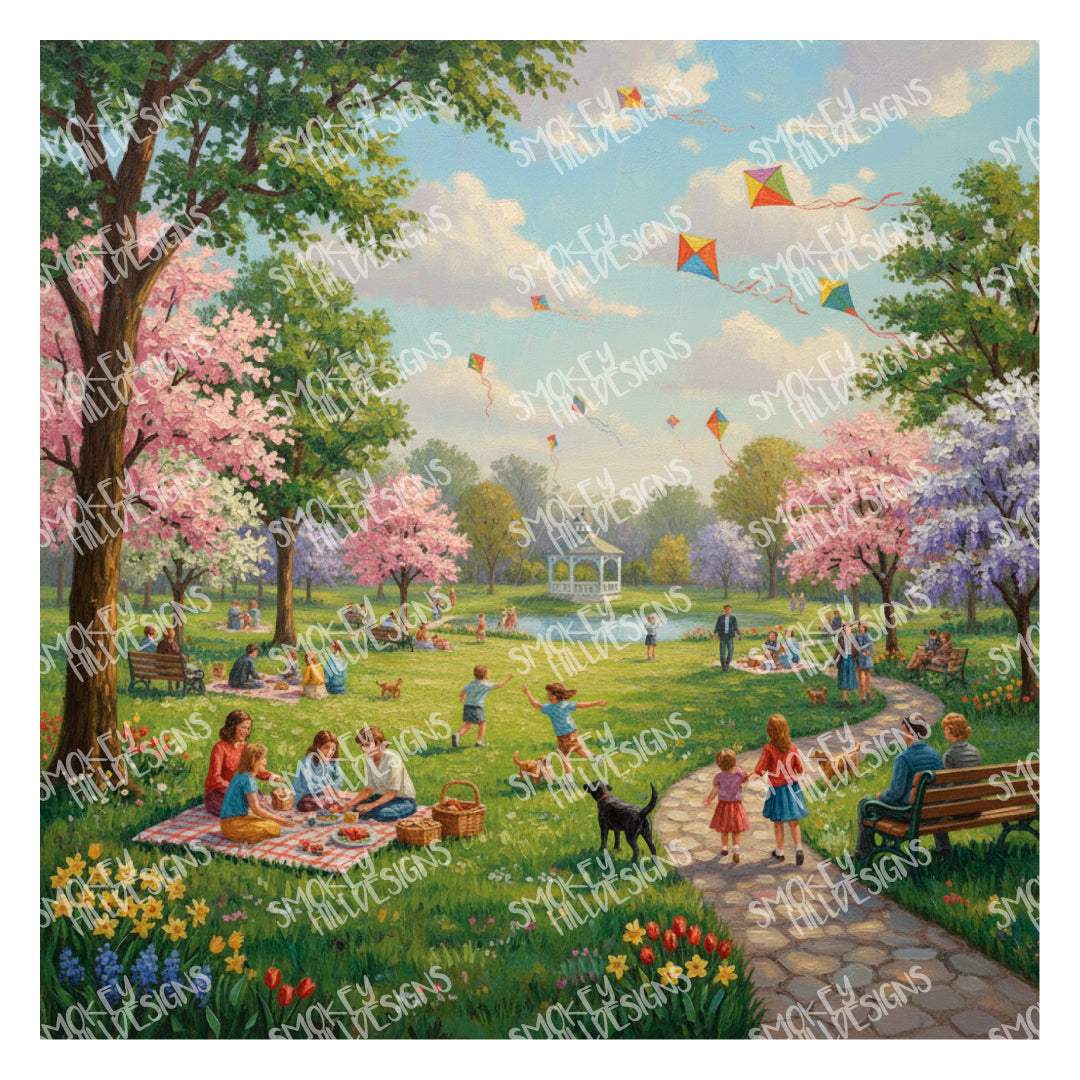 PatternPly® Transparent Spring Fun at the Park