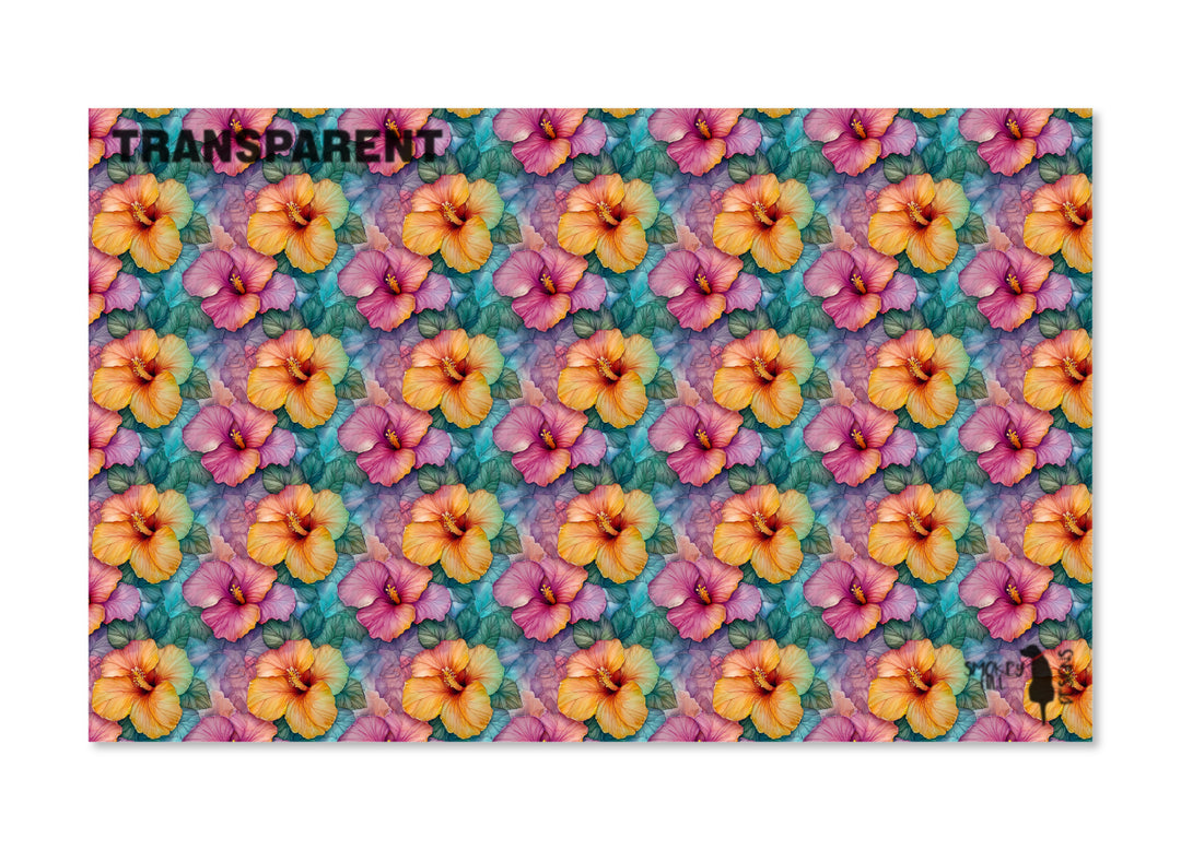 PatternPly® Transparent Springtime Hibiscus