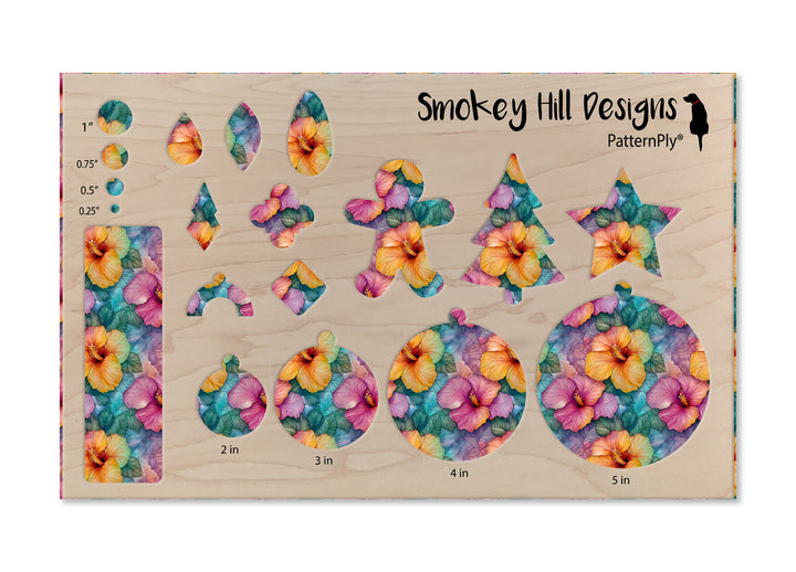 PatternPly® Transparent Springtime Hibiscus