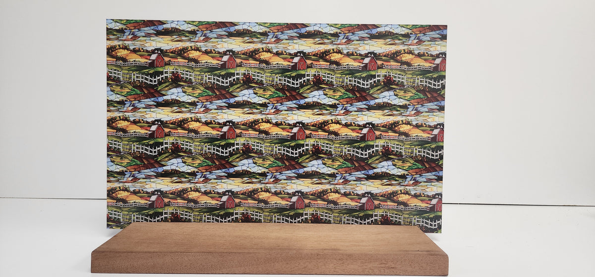 PatternPly® Full Coverage Stained Glass Farmland product photo 3
