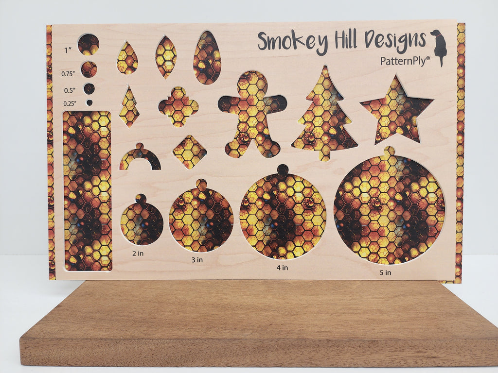 PatternPly® Full Coverage Stained Glass Honeycomb product photo 2