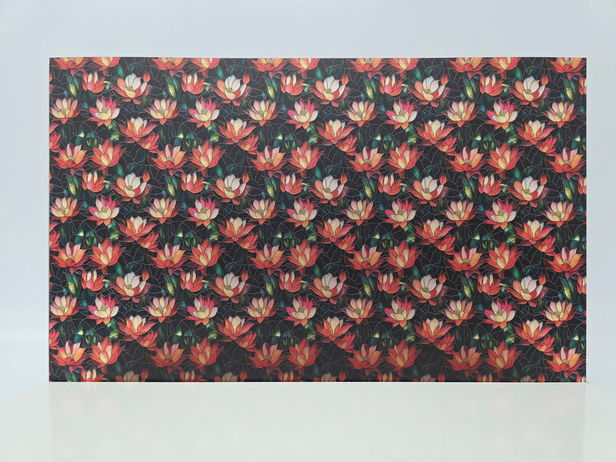 PatternPly® Transparent Stained Glass Christmas Cactus product photo 2