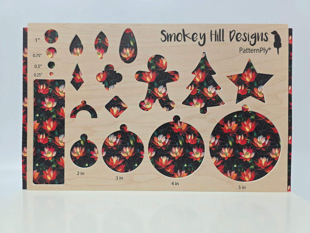 PatternPly® Full Coverage Stained Glass Christmas Cactus