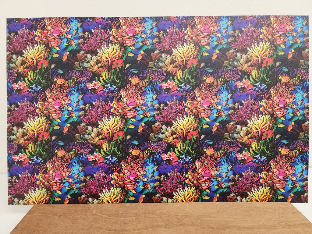 PatternPly® Full Coverage Stained Glass Coral Reef product photo 3