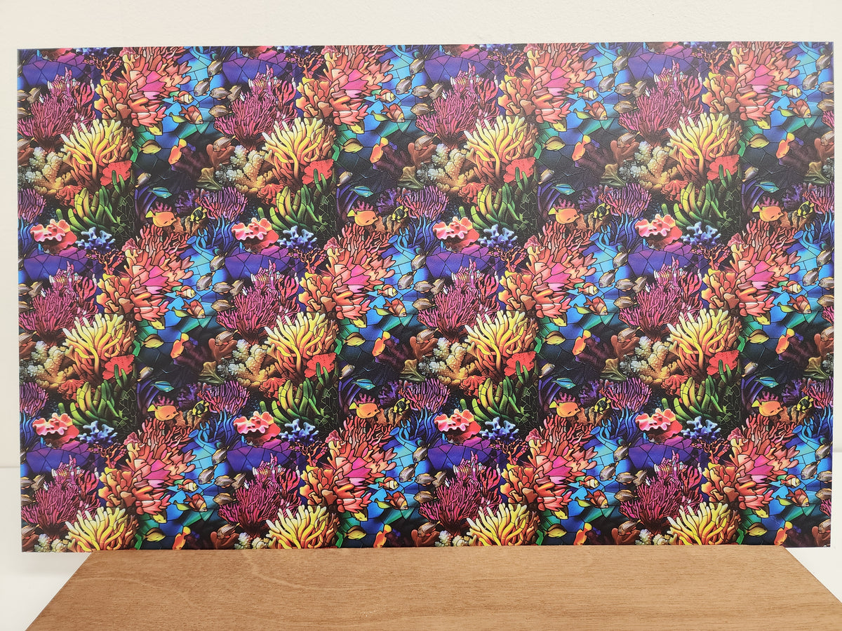 PatternPly® Full Coverage Stained Glass Coral Reef product photo 3
