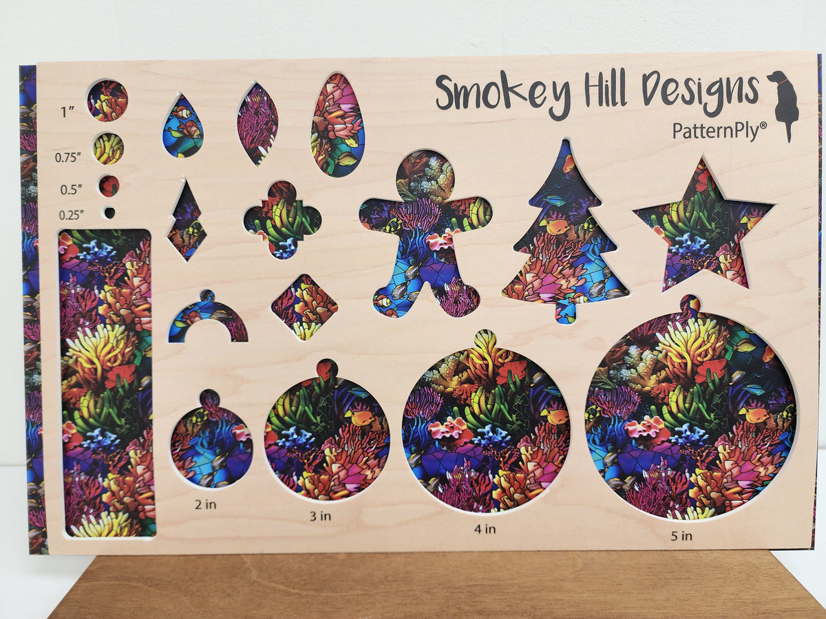 PatternPly® Full Coverage Stained Glass Coral Reef product photo 2