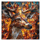 PatternPly® Full Coverage Stained Glass Deer product photo 2