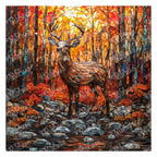 PatternPly® Full Coverage Stained Glass Deer product photo 3