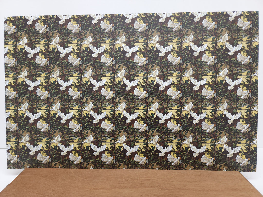 PatternPly® Full Coverage Stained Glass Doves product photo 3