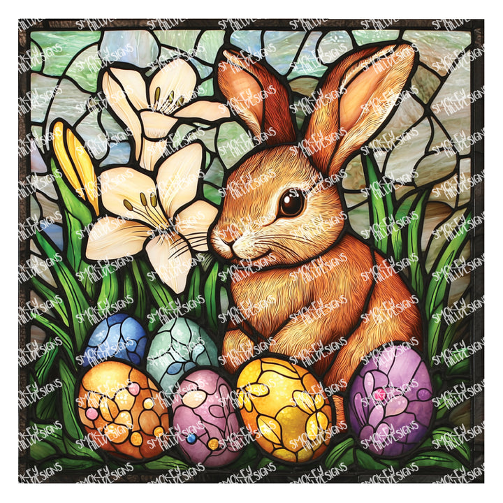 PatternPly® Full Coverage Stained Glass Easter Animals