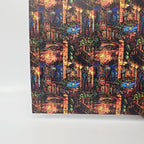 PatternPly® Full Coverage Stained Glass French Quarter sheet showing the pattern