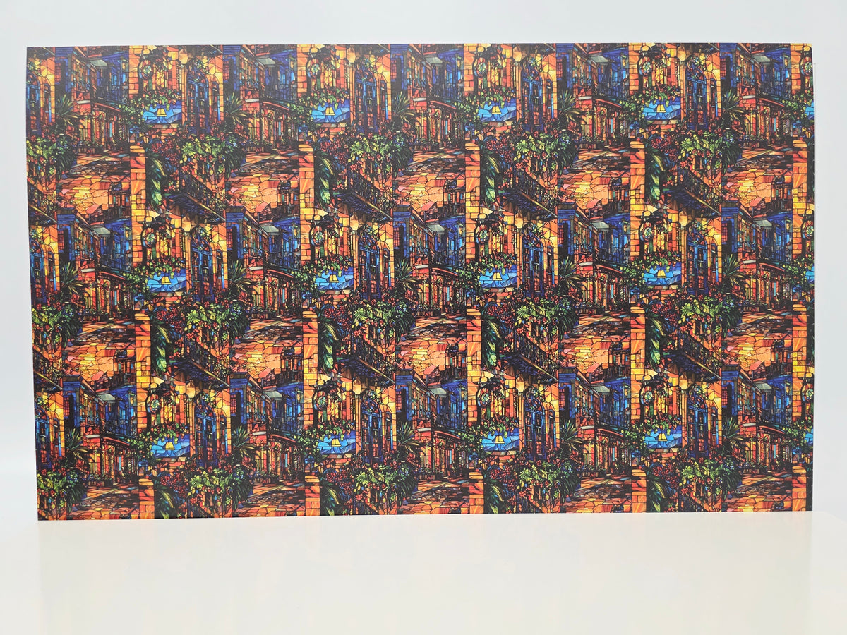 PatternPly® Full Coverage Stained Glass French Quarter product photo 2