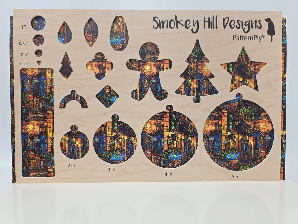 PatternPly® Full Coverage Stained Glass French Quarter product photo 3