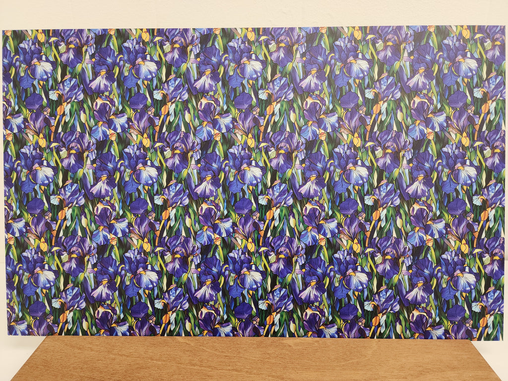 PatternPly® Full Coverage Stained Glass Irises product photo 3