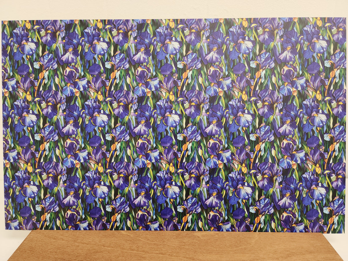 PatternPly® Full Coverage Stained Glass Irises product photo 3