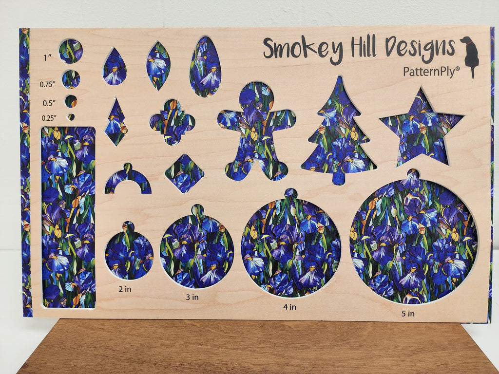PatternPly® Full Coverage Stained Glass Irises product photo 2