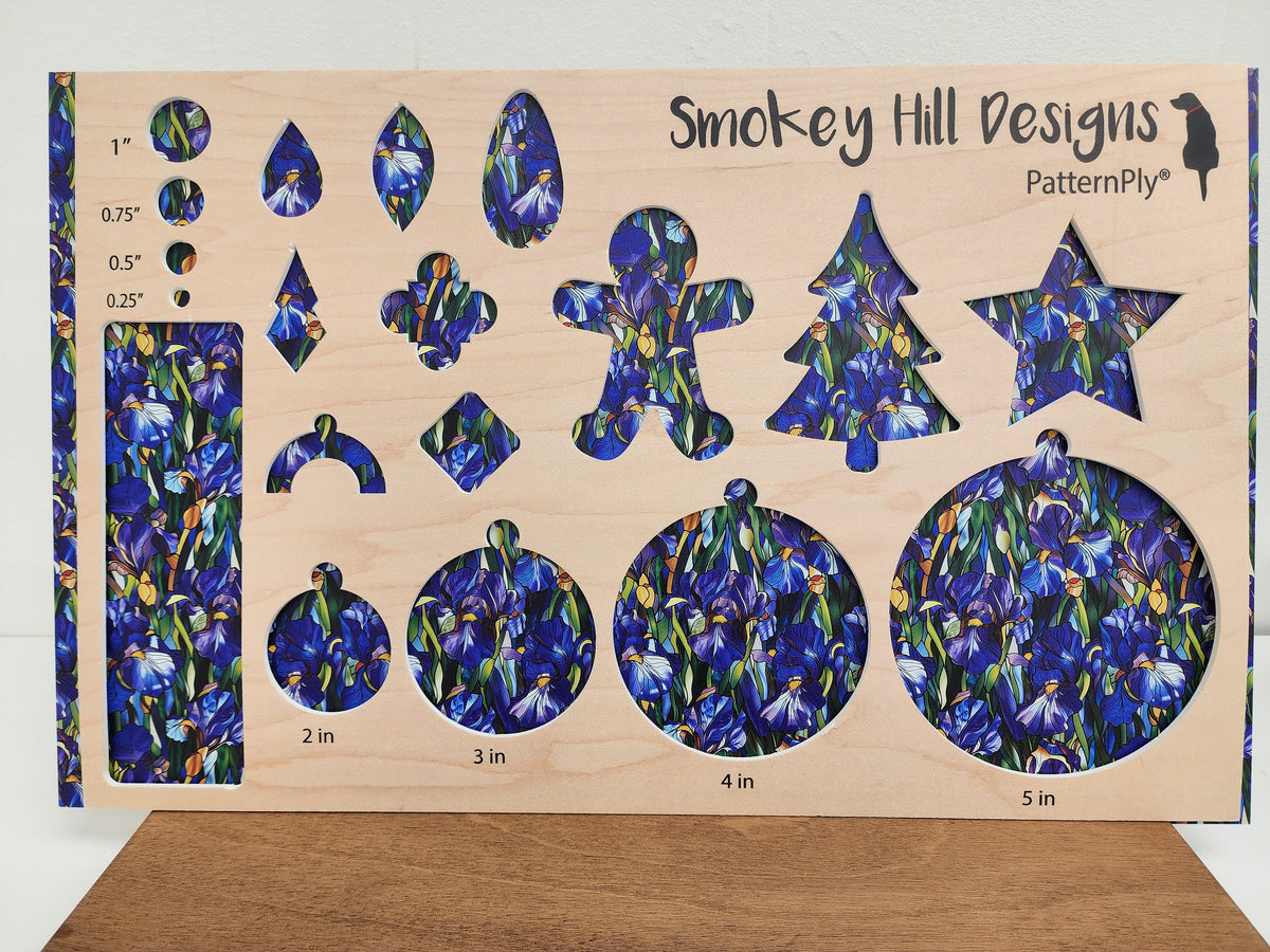 PatternPly® Full Coverage Stained Glass Irises product photo 2