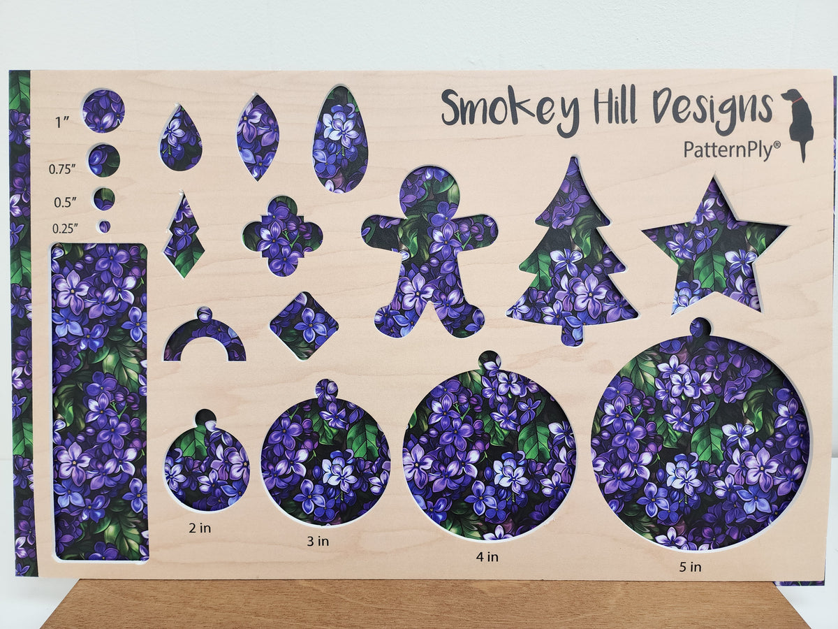 PatternPly® Full Coverage Stained Glass Lilacs product photo 2