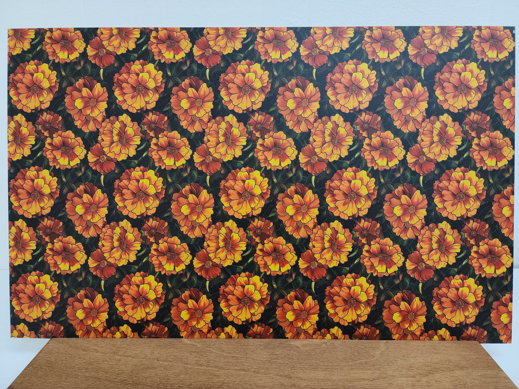 PatternPly® Full Coverage Stained Glass Marigolds product photo 3