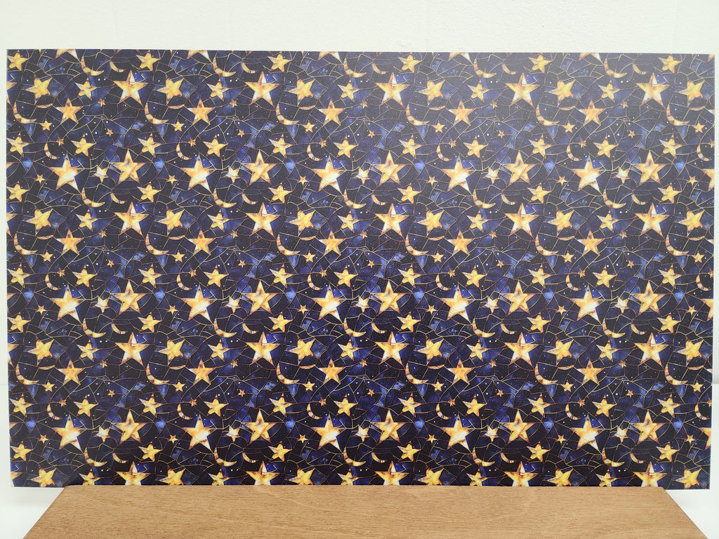 PatternPly® Full Coverage Stained Glass Moon and Stars product photo 3