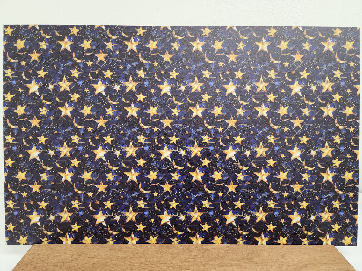 PatternPly® Full Coverage Stained Glass Moon and Stars product photo 3