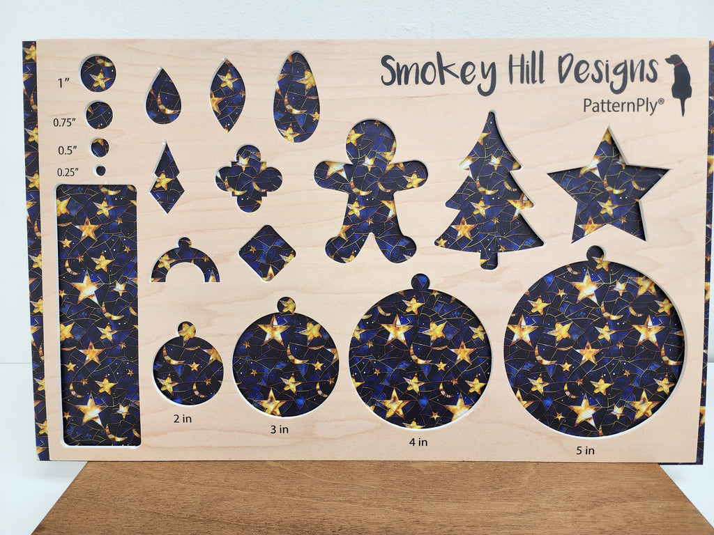 PatternPly® Full Coverage Stained Glass Moon and Stars product photo 2