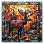 PatternPly® Transparent Stained Glass Moose product photo 3