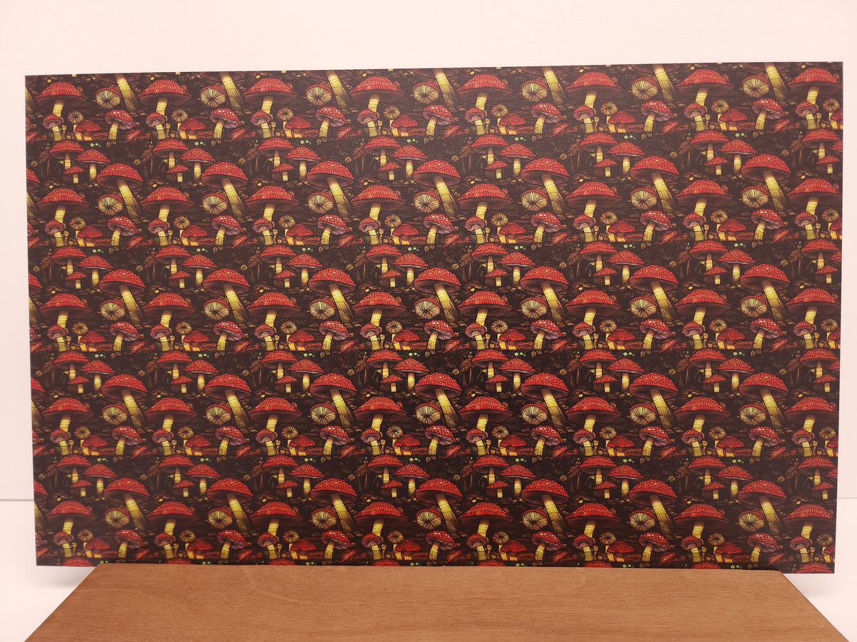PatternPly® Full Coverage Stained Glass Mushrooms product photo 3