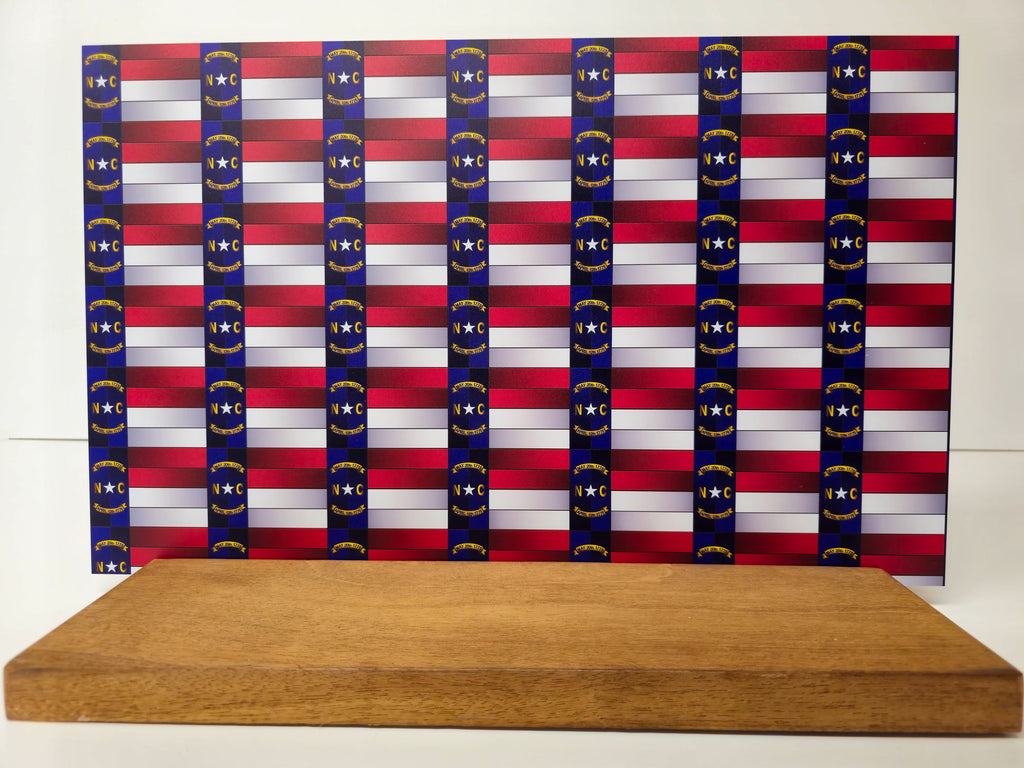 PatternPly® Full Coverage Stained Glass North Carolina Flag product photo 3