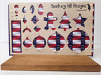 PatternPly® Full Coverage Stained Glass North Carolina Flag product photo 2